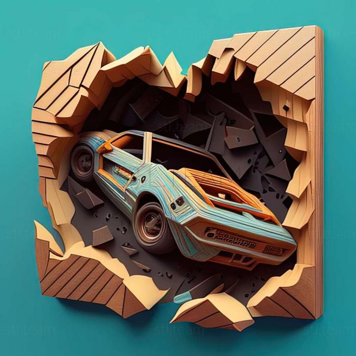 3D model Demolition Racer game (STL)